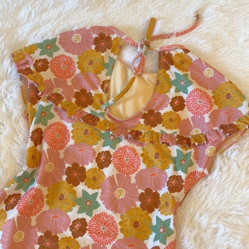 NEW Carolina K x Anthropologie MUESTRA Floral Vintage Inspired One Piece Small - Picture 6 of 9